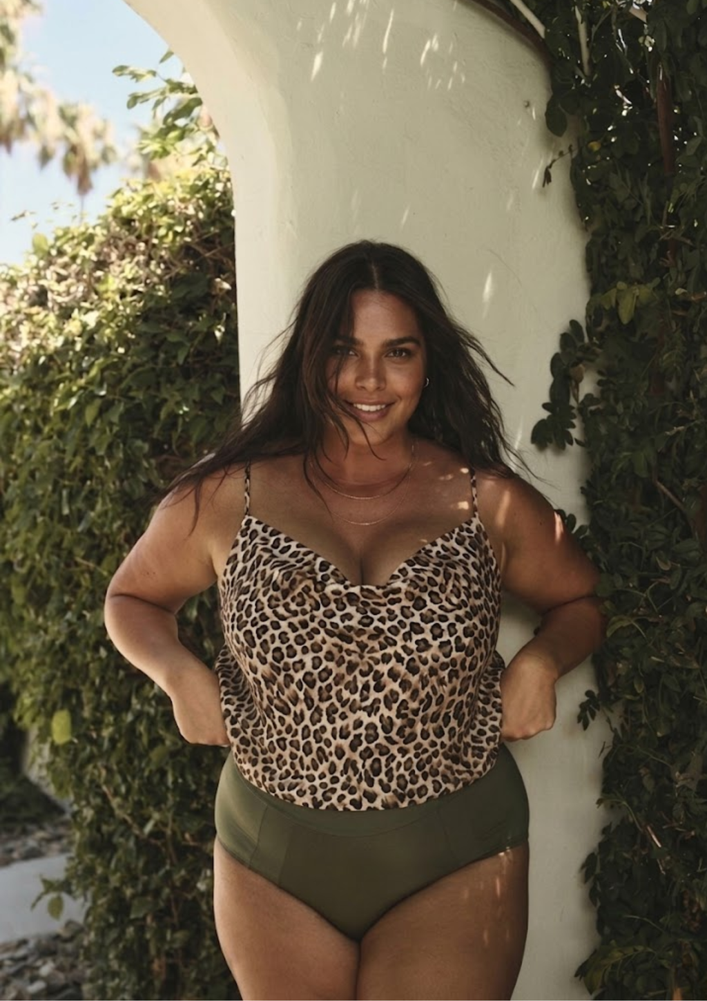 Wild Child Leopard Cowl Cami