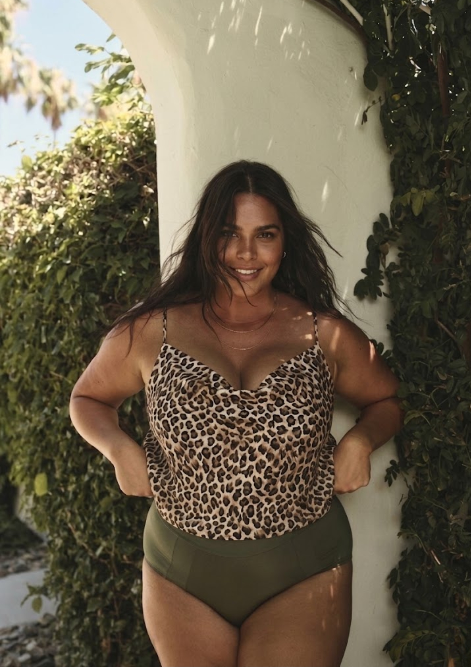Wild Child Leopard Cowl Cami